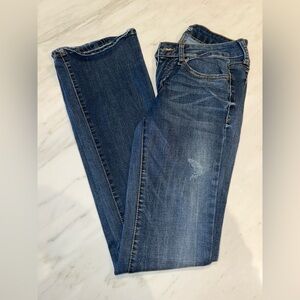 Low-Rise Boot Cut Jeans